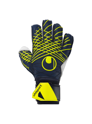 uhlsport  Torwarthandschuhe Prediction Soft Flex Frame in marine/weiß/fluo gelb