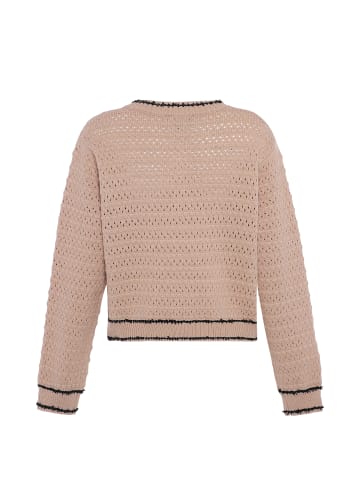 faina Damen Cardigan in BEIGE SCHWARZ