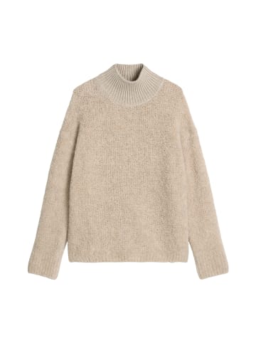 Marc O'Polo Bouclé-Pullover regular in Chalky Mauve Melange
