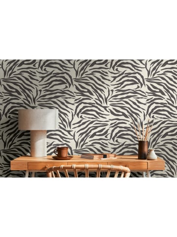 A.S. Création Tapete Anna D'Andrea Zebra Pattern Schwarz