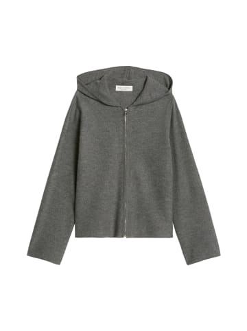 Marc O'Polo Zip-Cardigan loose in Rocky Grey Melange