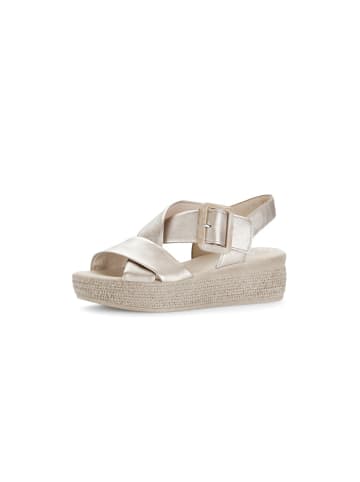 Gabor Plateau Sandalen für Damen in gold