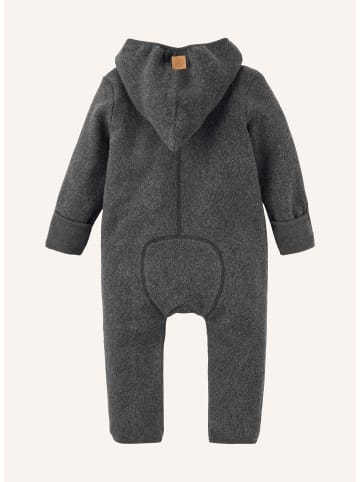 Hessnatur Fleece-Overall in anthrazit