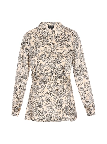 usha BLACK LABEL Women Blouse in cream black