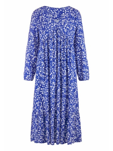 Hessnatur Midi Kleid in ultramarine