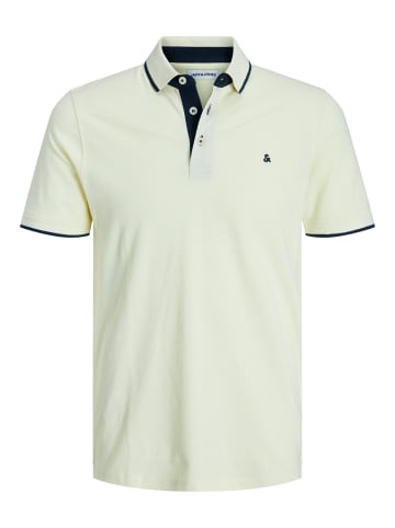 Jack & Jones Polo Shirt JJEPAULOS Sommer Hemd Kragen Pique Cotton in Hellgrün-2