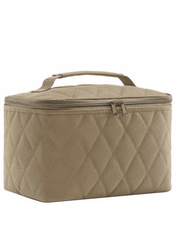 Reisenthel travelling - Beautycase 28 cm (jacquard grey) in rhombus olive