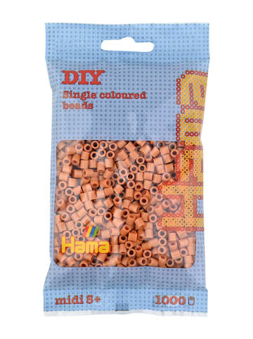 Hama Beutel mit 1000 Midi-Bügelperlen hellbraun - ab 5 Jahren