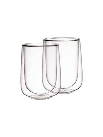 Villeroy & Boch 2er Set Latte-Macchiato-Becher Artesano Hot & Cold 360 ml transparent in transparent