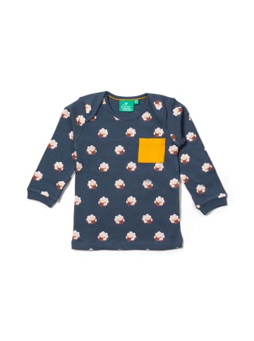 Little Green Radicals Bio-T-Shirt und Jogger-Set in Blau