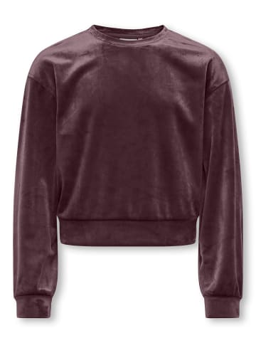 KIDS ONLY Sweatshirt   KOGREBEL L/S ROUNDNECK BF SWT in winetasting
