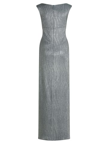 Vera Mont Abendkleid im Glitzer-Look in Dark Green/Grey