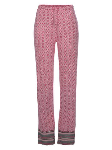 Vivance Active Schlafhose in pink bedruckt