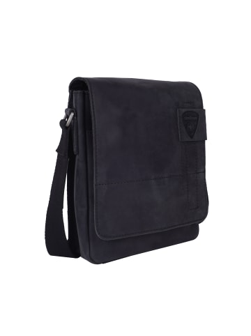 Strellson Schultertasche 'Richmond Jeremy in Schwarz 20 x 23 x 6 cm'