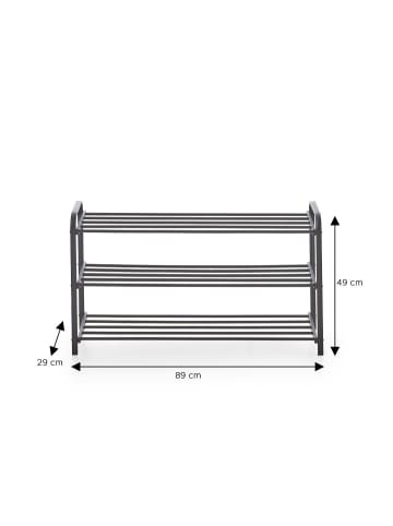 ebuy24 Schwarz 89 x 29 cm