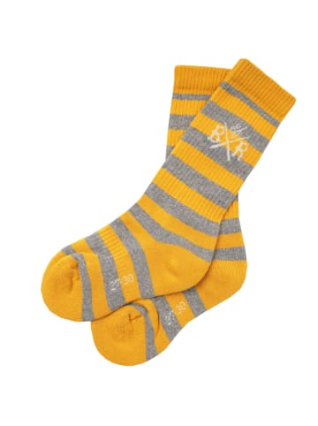 Band of Rascals Socken " Striped Sport " in mustard-grey