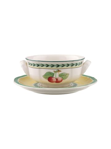 Villeroy & Boch Suppentasse mit Untertasse French Garden Fleurence 240 ml bunt in bunt