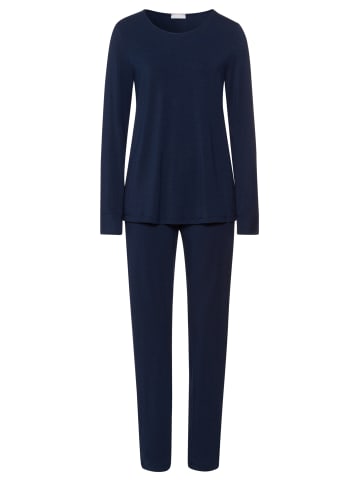Hanro Pyjama Natural Elegance in Deep navy