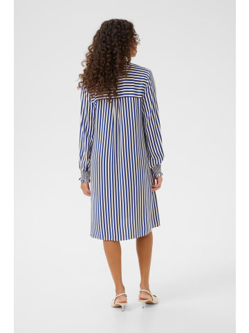 CULTURE Kleid CUdenia Relaxed fit in Mazarine Blue/White Stripe