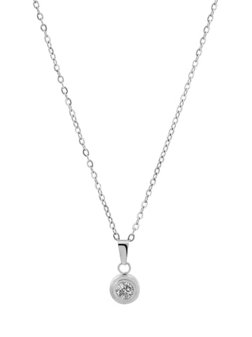 Adeliás Damen Halskette mit Anhänger – aus Edelstahl in silber
