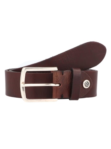 b.belt Gürtel Leder in dunkelbraun