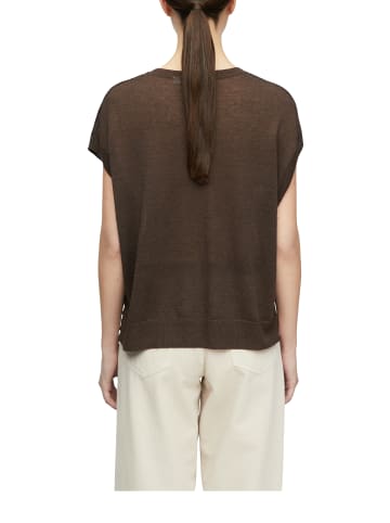 comma Strickpullover in schoko - 0001