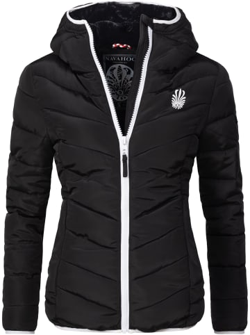 Navahoo Winterjacke Elva in Schwarz