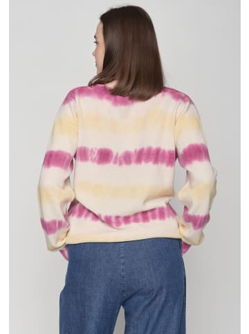 GreenBomb Strick Basic in Malvengelb gestreift