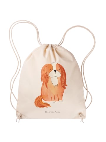 Mr. & Mrs. Panda Baumwolltasche Hund Cavalier King Charles Spani... in Creme