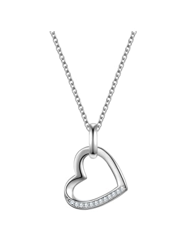 Rafaela Donata Kette Herz aus Sterling Silber mit Zirkonia in silber