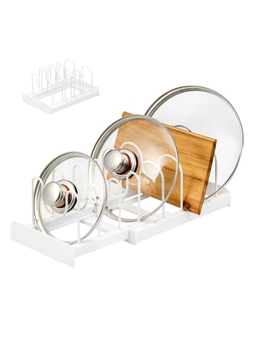 eluno Topfdeckel und Pfannenhalter ca. 47 x 17 x 14 (B/H/T)