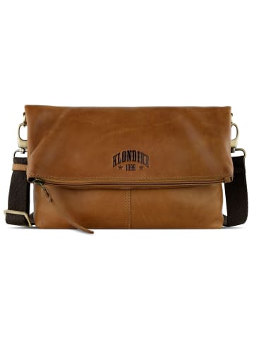 KLONDIKE 1896 Rush Jessica Umhängetasche Leder 26 cm in cognac