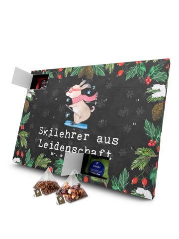 Mr. & Mrs. Panda Advents-Teekalender Skilehrer Leidenschaft mit ... in Kreidetafel