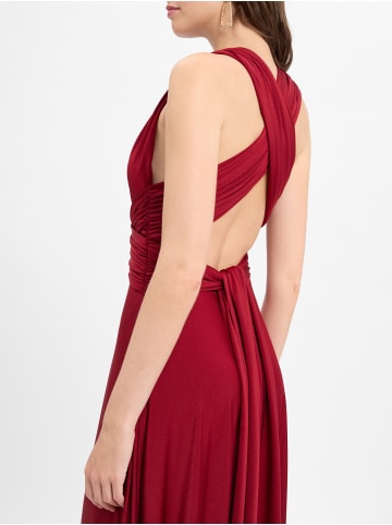 Marie Lund Kleid in bordeaux - 0002