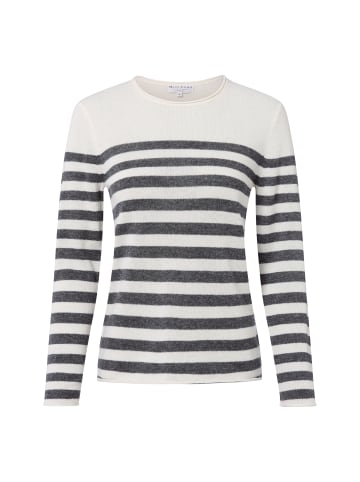 Marie Lund Strickpullover in ecru anthrazit - 0001