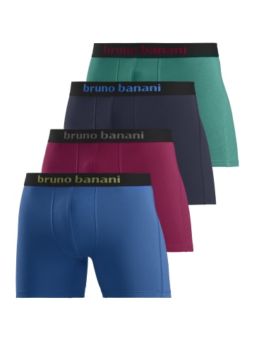 Bruno Banani Langer Boxer in blau, rot, marine, grün