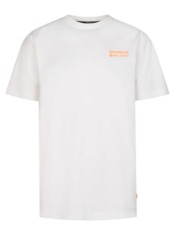 Petrol Industries Bedrucktes Jersey-T-Shirt Valle in Weiß