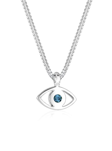 Elli Halskette 925 Sterling Silber Evil Eye in Blau