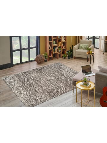 Kayoom Kurzflor Teppich Davis 425 in grau - rechteckig