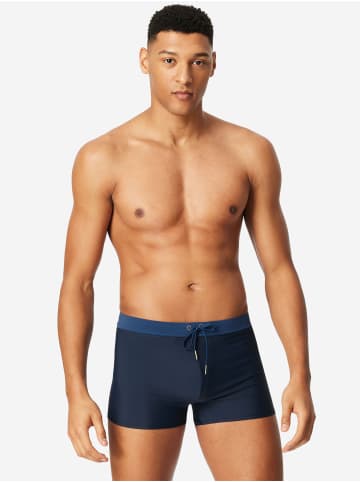 Schiesser Boxer-Badehose Ocean Swim in nachtblau