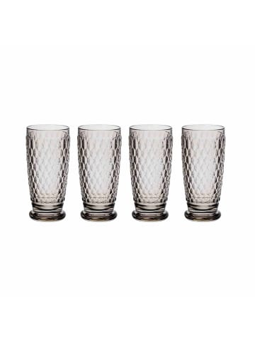 Villeroy & Boch 4er Set Longdrinkgläser Boston Coloured in – 400 ml in Smoke