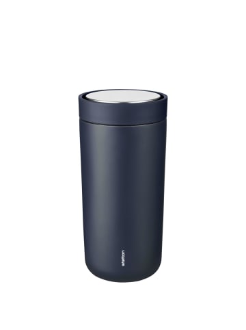 Stelton Thermobecher To Go Click in Soft Deep Ocean