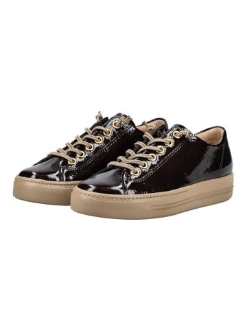 Paul Green Sneaker in Braun Lack