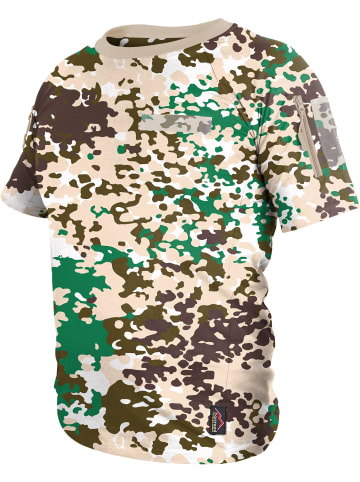 Normani Outdoor Sports Herren Taktisches Einsatz T-Shirt Sergeant in Flecktarn-Arid