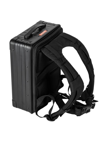 Hybrid Business-Rucksack Aluminium 39 cm Laptopfach black