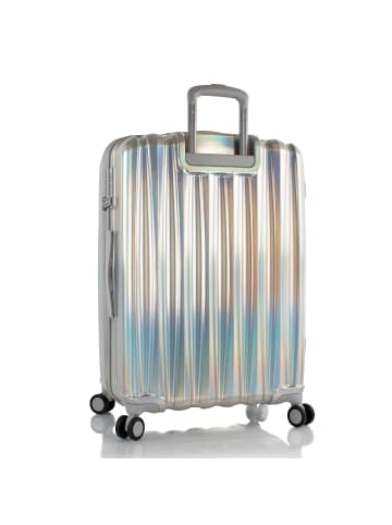 Heys Astro 4 Rollen Trolley L 76 cm mit Dehnfalte in silver