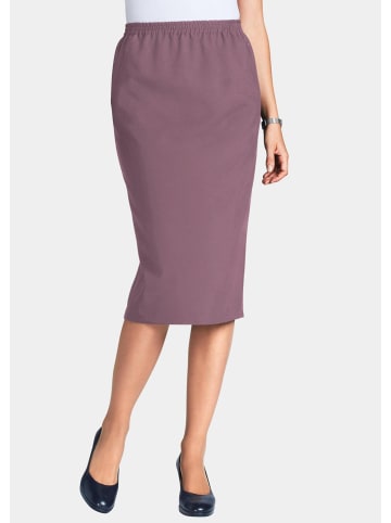 GOLDNER Kurzgröße:  Knitterfreier Reiseschlupfrock in rosenholz