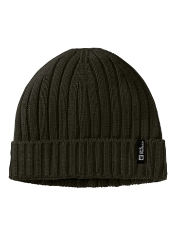 Jack Wolfskin Rib Knit Beanie in Braun