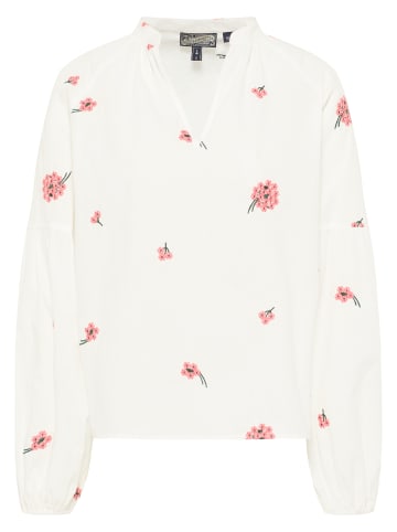 DreiMaster Damen Tunika in Wollweiss Koralle