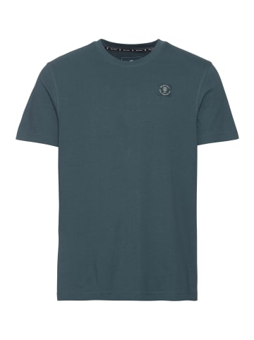Delmao Rundhalsshirt in dunkelgrün